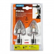 CP.FRECCE CHROME L.MOD.FOCAL LAMPADINA VETRO BIANCO