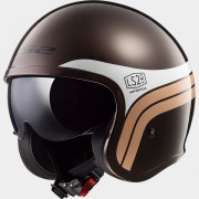 LS2 CASCO JET SPITFIRE OF599 SUNRISE Brown White - 305992264