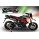 SCARICO GPR APRILIA DORSODURO 750 2008/16 COPPIA SCARICHI OMOLOGATI CON RACCORDO GPE ANN. POPPY