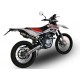 SCARICO GPR BETA RR 125 ENDURO LC 4T 2010/16 SCARICO OMOLOGATO CON RACCORDO DEEPTONE INOX