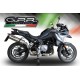 SCARICO GPR BMW F 750 GS 2018/20 E4 SCARICO OMOLOGATO CON RACCORDO SATINOX