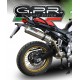 SCARICO GPR BMW F 750 GS 2018/20 E4 SCARICO OMOLOGATO CON RACCORDO SATINOX