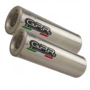 SCARICO GPR DUCATI 748 -S-SP-R-RS 1995/02 COPPIA SCARICHI OMOLOGATI CON RACCORDO M3 INOX 