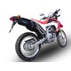 SCARICO GPR HONDA CRF 250 L / RALLY2017/20 E4 SCARICO OMOLOGATO CATALIZZATO CON RACCORDO FURORE EVO4 NERO