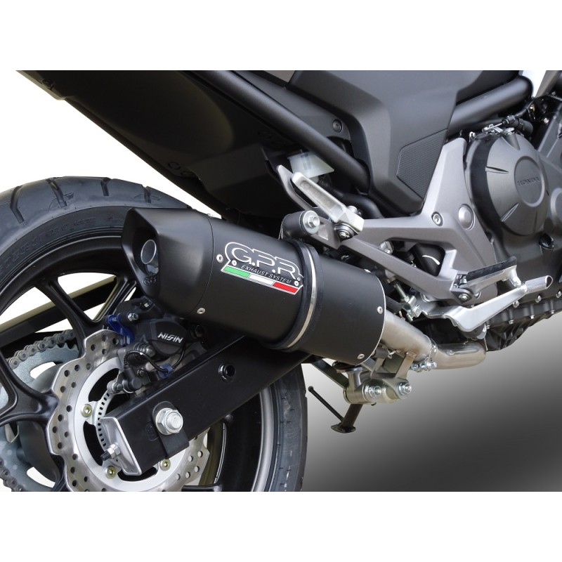 Scarico Omologato GPR Furore Nero Per Cf Moto 650 Nk 2012-2016 – Terminale In Alluminio Con DBKILLER Rimovibile