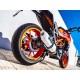 SCARICO GPR KTM DUKE 125 2017/20 E4 SCARICO OMOLOGATO CON RACCORDO ALBUS EVO4