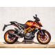 SCARICO GPR KTM DUKE 125 2017/20 E4 SCARICO OMOLOGATO CON RACCORDO FURORE EVO4 NERO