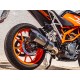 SCARICO GPR KTM DUKE 125 2017/20 E4 SCARICO OMOLOGATO CON RACCORDO GP EVO4 POPPY