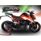 SCARICO GPR KTM DUKE 390 2017/20 E4 SCARICO OMOLOGATO CON RACCORDO GP EVO4 BLACK TITANIUM