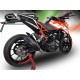 SCARICO GPR KTM DUKE 390 2017/20 E4 SCARICO OMOLOGATO CON RACCORDO GP EVO4 BLACK TITANIUM