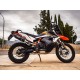 SCARICO GPR KTM ADVENTURE 890 - 890 R RALLY 2021/2022 E5 SCARICO OMOLOGATO CON RACCORDO FURORE EVO4 NERO