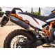 SCARICO GPR KTM ADVENTURE 890 - 890 R RALLY 2021/2022 E5 SCARICO OMOLOGATO CON RACCORDO M3 BLACK TITANIUM