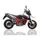 SCARICO GPR KTM LC8 950 ADVENTURE-S 2003/07 COPPIA SCARICHI OMOLOGATI CATALIZZATI CON RACCORDO FURORE NERO