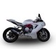 SCARICO GPR MV AGUSTA F3 675 2012/16 E3 SCARICO OMOLOGATO CON RACCORDO GPE ANN. POPPY