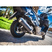 SCARICO GPR PIAGGIO CARNABY 300 I.E. 2010/14 SCARICO COMPLETO OMOLOGATO E CATALIZZATO EVO4 ROAD