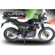 SCARICO GPR ROYAL ENFIELD HIMALAYAN 410 2017/20 E4 D.42,5 SCARICO OMOLOGATO PER RUMORE CON RACCORDO RACING VINTACONE