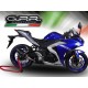 SCARICO GPR YAMAHA YZF-R3 2015/17 E3 SCARICO OMOLOGATO CON RACCORDO FURORE NERO