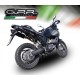 SCARICO GPR YAMAHA XT 660 Z TENERÉ 2008/16 COPPIA SCARICHI OMOLOGATI CATALIZZATI CON RACCORDO FURORE NERO