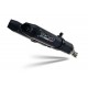 SCARICO GPR COMPATIBILE CON APRILIA DORSODURO 750 2008-2016, FURORE NERO