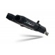 SCARICO GPR COMPATIBILE CON APRILIA SHIVER 750 GT 2007-2016, FURORE NERO