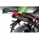 SCARICO GPR COMPATIBILE CON APRILIA DORSODURO 900 2017-2020, FURORE NERO
