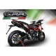 SCARICO GPR COMPATIBILE CON APRILIA SHIVER 900 2017-2020, FURORE EVO4 NERO