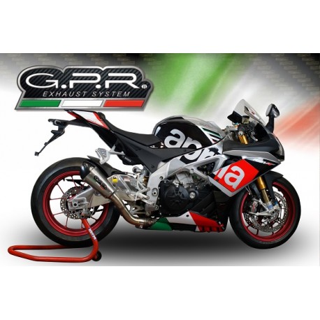 SCARICO GPR COMPATIBILE CON APRILIA RSV4 1000 2015-2016, NEW GRAND PRIX EVO TITANIUM