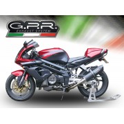 SCARICO GPR COMPATIBILE CON APRILIA SL -FALCO 1000 2000-2004, FURORE NERO