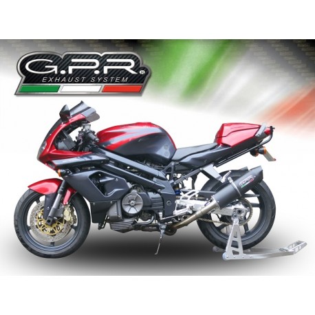 SCARICO GPR COMPATIBILE CON APRILIA SL -FALCO 1000 2000-2004, FURORE NERO