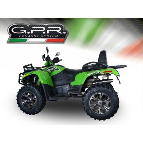 SCARICO GPR COMPATIBILE CON ARTIC CAT TRV 700 2013-2014, DEEPTONE ATV