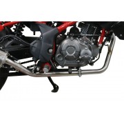 SCARICO GPR COMPATIBILE CON BENELLI BN 125 2021-2024, M3 POPPY 