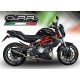 SCARICO GPR COMPATIBILE CON BENELLI BN 302 S 2015-2016, FURORE NERO