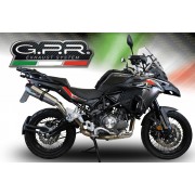 SCARICO GPR COMPATIBILE CON BENELLI TRK 502 X 2017-2020, NEW GRAND PRIX EVO TITANIUM
