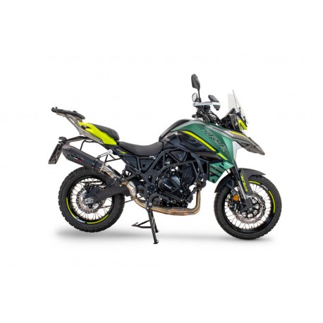 SCARICO GPR COMPATIBILE CON BENELLI TRK 702 2023-2024, NEW GRAND PRIX EVO BLACK TITANIUM
