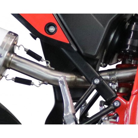 SCARICO GPR COMPATIBILE CON BETA RR 125 4T ENDURO 2021-2024, FURORE EVO4 NERO