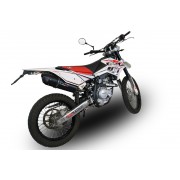 SCARICO GPR COMPATIBILE CON BETA RR 125 ENDURO LC 4T 2010-2018, FURORE NERO