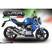 SCARICO GPR COMPATIBILE CON BMW G 310 R 2017-2021, M3 INOX 