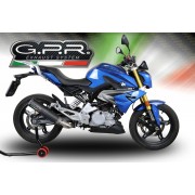 SCARICO GPR COMPATIBILE CON BMW G 310 R 2022-2024, M3 BLACK TITANIUM