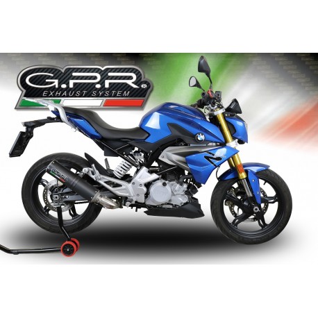 SCARICO GPR COMPATIBILE CON BMW G 310 R 2022-2024, M3 BLACK TITANIUM