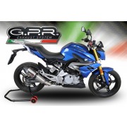 SCARICO GPR COMPATIBILE CON BMW G 310 R 2022-2024, NEW GRAND PRIX EVO TITANIUM
