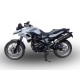 SCARICO GPR COMPATIBILE CON BMW F 700 GS 2011-2015, FURORE NERO