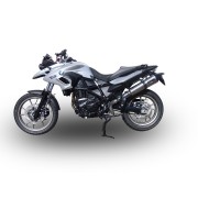 SCARICO GPR COMPATIBILE CON BMW F 700 GS 2011-2015, NEW GRAND PRIX EVO TITANIUM