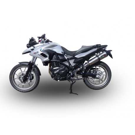 SCARICO GPR COMPATIBILE CON BMW F 700 GS 2011-2015, NEW GRAND PRIX EVO TITANIUM