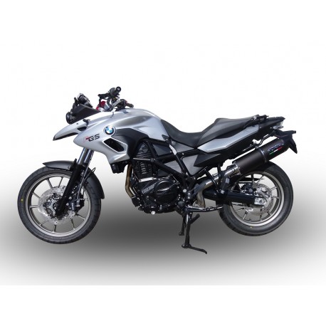 SCARICO GPR COMPATIBILE CON BMW F 700 GS 2016-2018, FURORE EVO4 NERO