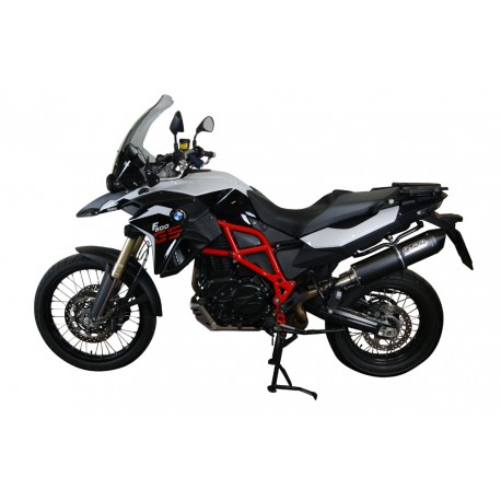 SCARICO GPR COMPATIBILE CON BMW F 800 GS 2008-2015, FURORE NERO