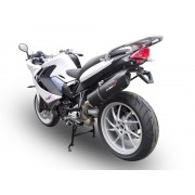 SCARICO GPR COMPATIBILE CON BMW F 800 GT 2012-2016, FURORE NERO