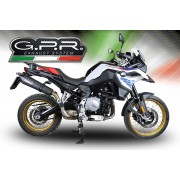 SCARICO GPR COMPATIBILE CON BMW F 850 GS -ADVENTURE 2018-2020, NEW GRAND PRIX EVO BLACK TITANIUM