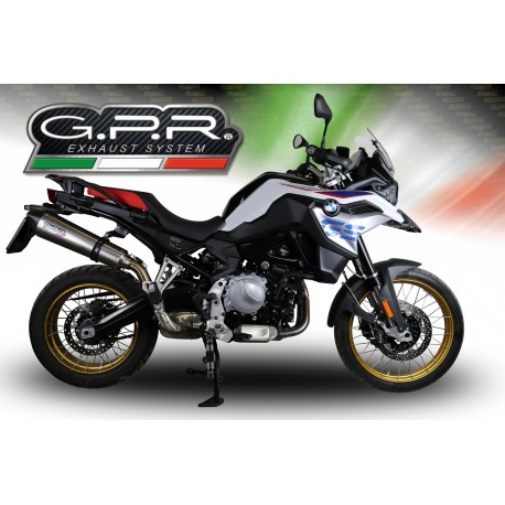 SCARICO GPR COMPATIBILE CON BMW F 850 GS -ADVENTURE 2018-2020, NEW GRAND PRIX EVO TITANIUM