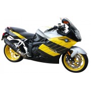 SCARICO GPR COMPATIBILE CON BMW K 1200 S -R 2004-2008, FURORE NERO