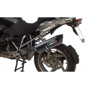 SCARICO GPR COMPATIBILE CON BMW R 1200 GS -ADVENTURE 2010-2012, FURORE NERO